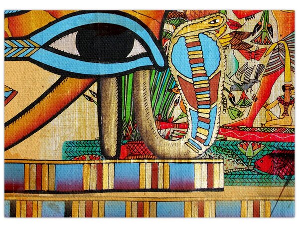 Obraz s egyptskými motivy (70x50 cm)