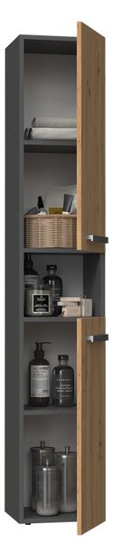 TP Living Koupelnová skříňka NEL I antracit/dub artisan