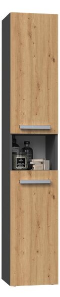 TP Living Koupelnová skříňka NEL I antracit/dub artisan