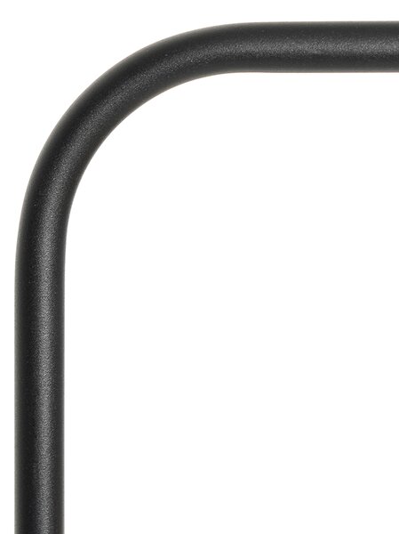 Moderní stojací lampa černá se zlatem - Lofty