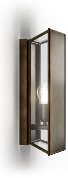 Il Fanale 295.10.MM Massira, moderní nástěnné svítidlo z perforovaného plechu, 1x10W E14, 30x13cm