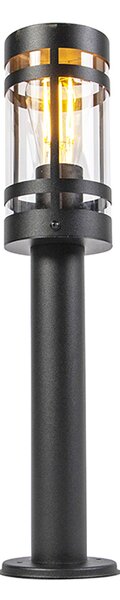 Chytrá venkovní lampa černá 50 cm IP44 vč. Wifi ST64 - Gleam