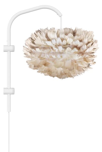 Umage Nástěnné svítidlo/závěs WILLOW Mini, 1xE27 bez stínidla, h. 29,8 cm, v. 50,1 cm Barva: Bílá