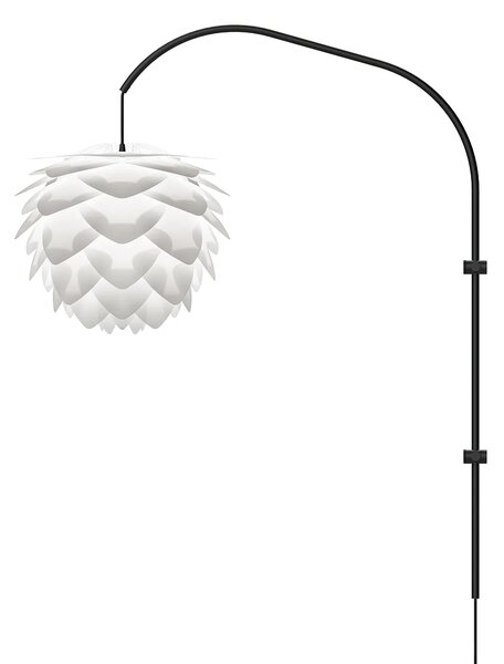 Umage Nástěnné svítidlo/závěs WILLOW Single, 1xE27 bez stínidla, h. 77,7 cm, v. 123 cm Barva: Bílá