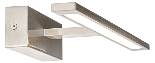Nástěnné svítidlo z oceli 41,5 cm vč. LED IP44 - Jerre