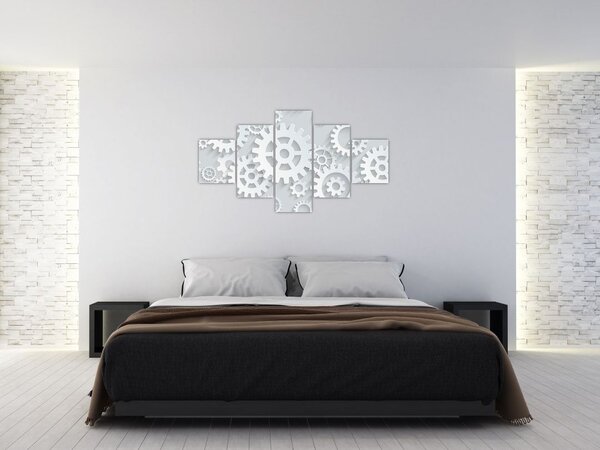 Obraz - Ozubená kolečka (125x70 cm)