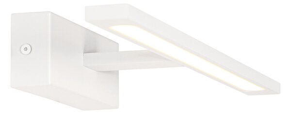 Nástěnné svítidlo bílé 41,5 cm vč. LED IP44 - Jerre