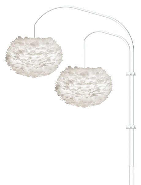 Umage Nástěnné svítidlo/závěs WILLOW Double, 2xE27 bez stínidla, h. 77,7 cm, v. 123 cm