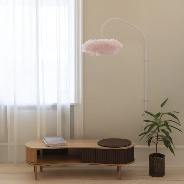 Umage Nástěnné svítidlo/závěs WILLOW Single, 1xE27 bez stínidla, h. 77,7 cm, v. 123 cm Barva: Bílá