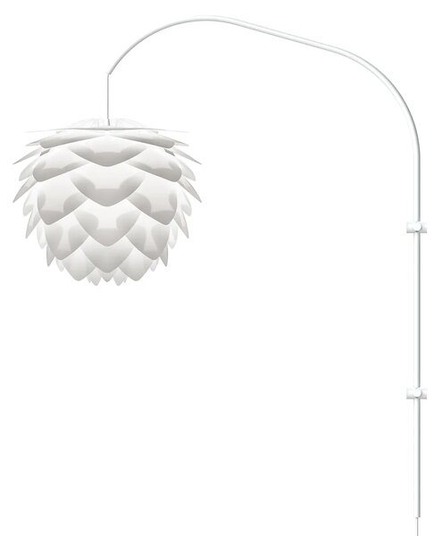 Umage Nástěnné svítidlo/závěs WILLOW Single, 1xE27 bez stínidla, h. 77,7 cm, v. 123 cm Barva: Bílá
