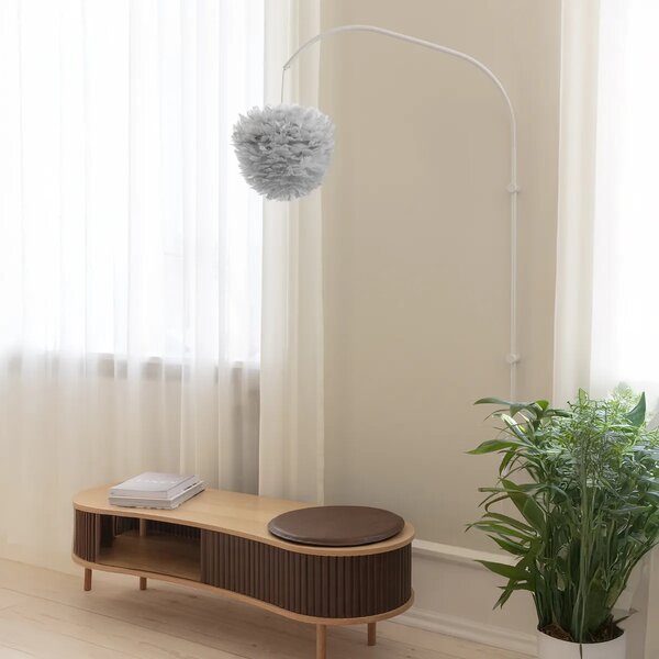 Umage Nástěnné svítidlo/závěs WILLOW Single, 1xE27 bez stínidla, h. 77,7 cm, v. 123 cm Barva: Bílá