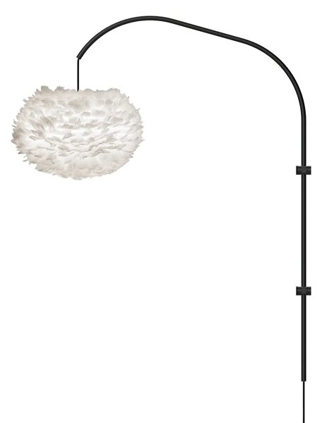 Umage Nástěnné svítidlo/závěs WILLOW Single, 1xE27 bez stínidla, h. 77,7 cm, v. 123 cm Barva: Bílá