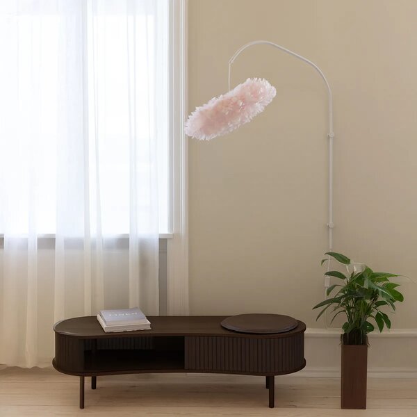Umage Nástěnné svítidlo/závěs WILLOW Single, 1xE27 bez stínidla, h. 77,7 cm, v. 123 cm Barva: Bílá