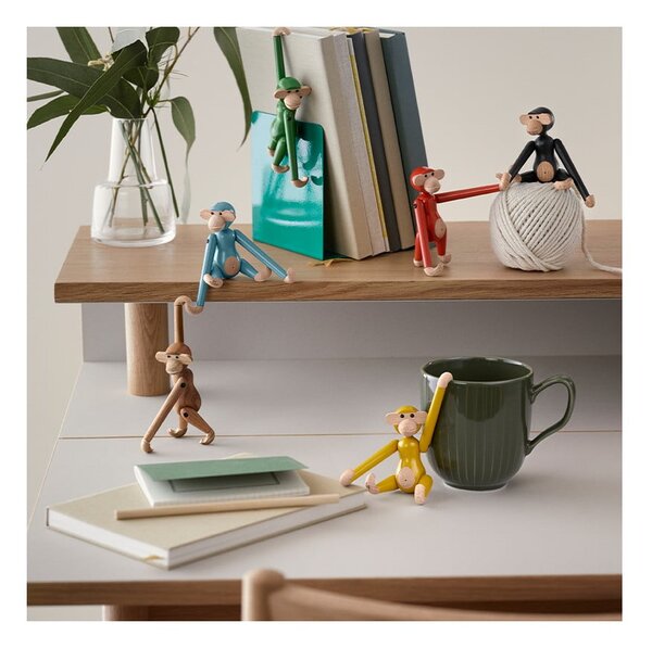 Dřevěná soška (výška 9,5 cm) Monkey Mini – Kay Bojesen Denmark