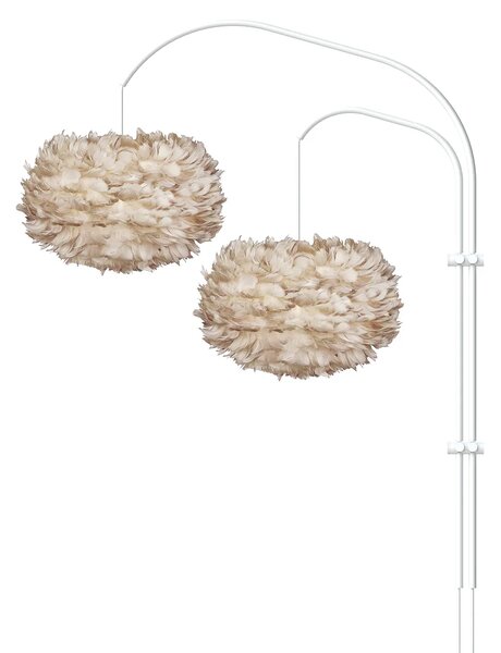 Umage Nástěnné svítidlo/závěs WILLOW Double, 2xE27 bez stínidla, h. 77,7 cm, v. 123 cm