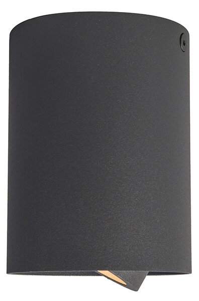 Sada 6 chytrých bodových světel tmavě šedá vč. Wifi GU10 - Rondoo up