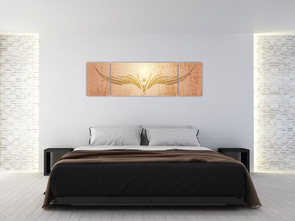 Obraz - Andělská abstrakce (170x50 cm)