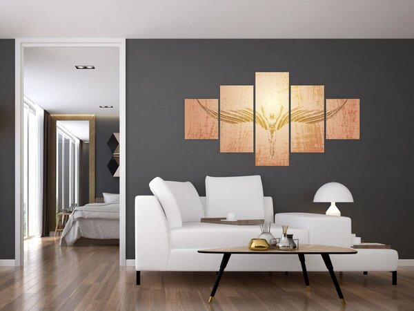 Obraz - Andělská abstrakce (125x70 cm)