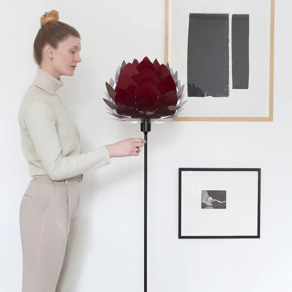 Stojan pod lampu Santé UMAGE pro E27, v. 42 cm, Ø 22 cm Barva: Bílá