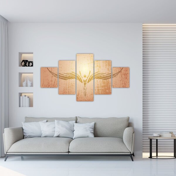Obraz - Andělská abstrakce (125x70 cm)