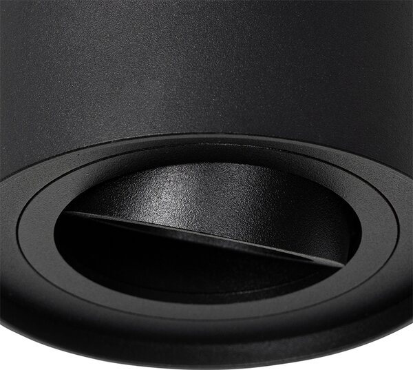 Chytré stropní bodové světlo černé nastavitelné vč. Wi-Fi GU10 - Rondoo up