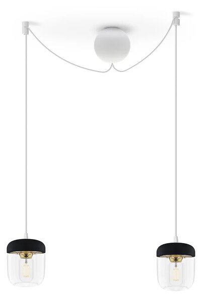 Závěsný systém Cannonball Double UMAGE pro 2xE27, Ø 12 cm Barva: Bílá