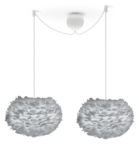 Závěsný systém Cannonball Double UMAGE pro 2xE27, Ø 12 cm Barva: Bílá