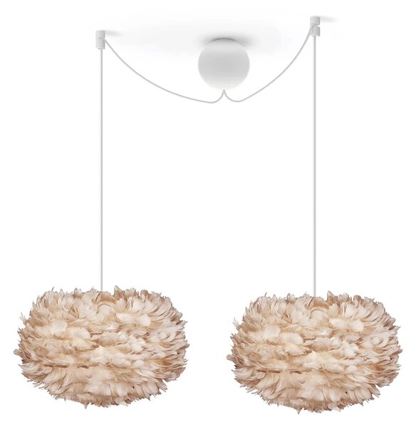 Závěsný systém Cannonball Double UMAGE pro 2xE27, Ø 12 cm Barva: Bílá