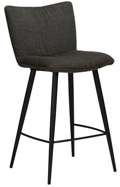 ​​​​​Dan-Form Šedá látková barová židle DAN-FORM Join 67 cm