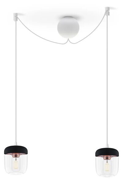 Závěsný systém Cannonball Double UMAGE pro 2xE27, Ø 12 cm Barva: Bílá