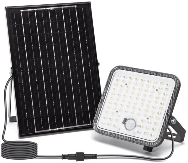 Aigostar - LED Stmívatelný solární reflektor se senzorem LED/120W/3,4V IP66 + DO