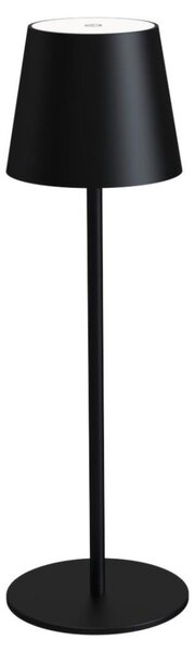 LED Stmívatelná nabíjecí stolní lampa LED/4W/4000 mAh 3000/4000/5500K IP44 černá