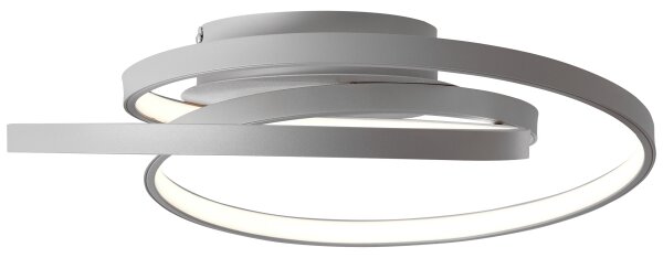 Brilliant - LED Stropní svítidlo LABYRINTH LED/40W/230V pr. 39,5 cm šedá