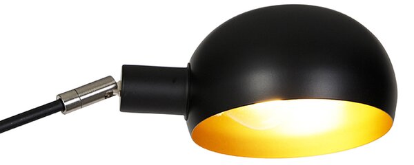 Chytrá stojací lampa černá 5-světlo vč. Wifi B35 - Sixties