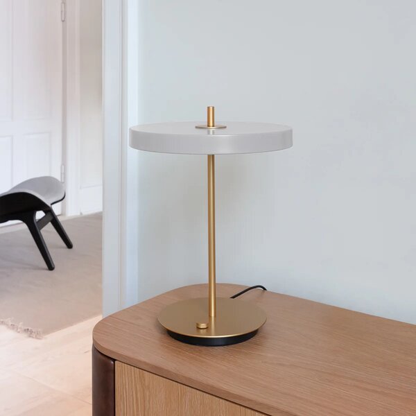 Umage Přenosná LED stolní lampa ASTERIA, 13W, v. 30,6 cm, CRI81 Barva: Bílá-černá