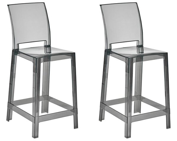 Set 2ks barových židlí Beliani Worpenza (černá). 1076579