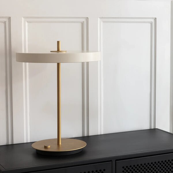 Umage Přenosná LED stolní lampa ASTERIA, 13W, v. 30,6 cm, CRI81 Barva: Bílá-černá