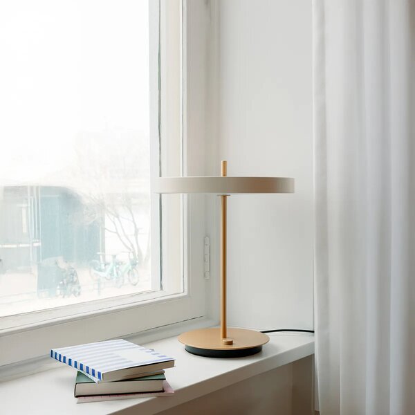 Umage Přenosná LED stolní lampa ASTERIA, 13W, v. 30,6 cm, CRI81 Barva: Bílá-černá
