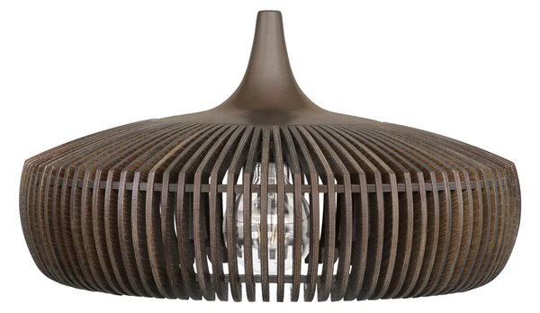 Umage Dřevěné stínidlo Clava Dine Wood UMAGE, Ø 43 cm, v. 24 cm Barva: Tmavý dub