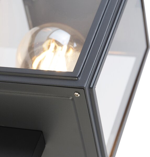 Chytrá nástěnná lampa šedá vč. chytré G95 - Sutton Up