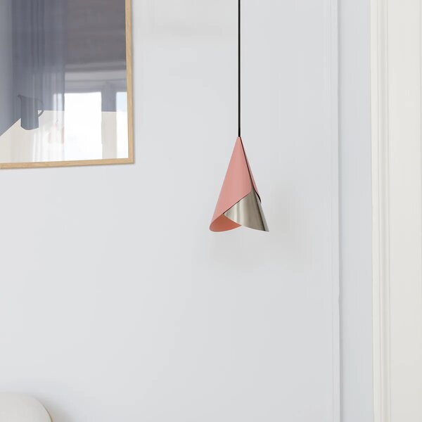 Stínidlo Cornet mosaz UMAGE pro E27, Ø 13,4 cm, v. 23,8 cm Barva: Šedá