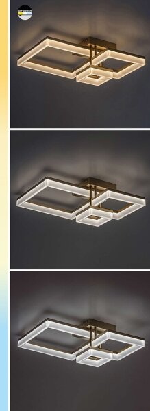 Rabalux 71384 - LED Stropní svítidlo AMILIA LED/22W/230V 3000/4000/6500K zlatá