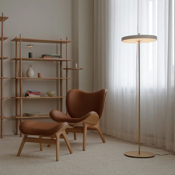 Umage Stojací LED lampa ASTERIA, 24W, v. 150,7 cm, 3000K stmívatelná Barva: Antracit