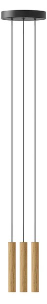 Umage Závěsné dřevěné svítidlo CHIMES, 3x2W, Ø 20 cm, CRI82 Barva: Tmavý dub