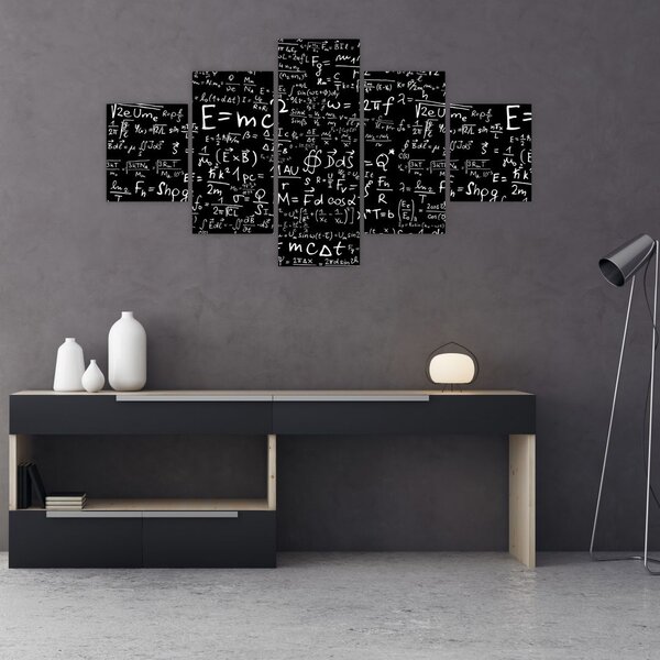 Obraz - Matematika (125x70 cm)