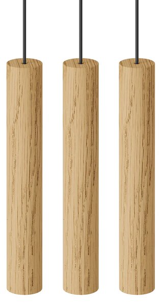 Umage Závěsné dřevěné svítidlo CHIMES, 3x2W, Ø 20 cm, CRI82 Barva: Tmavý dub
