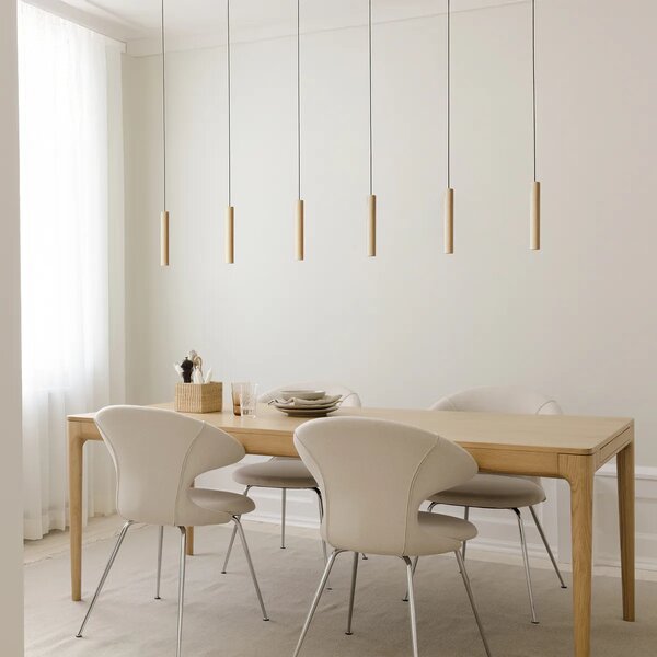 Umage Závěsné dřevěné svítidlo CHIMES, 3x2W, Ø 20 cm, CRI82 Barva: Tmavý dub