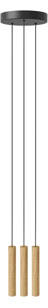 Umage Závěsné dřevěné svítidlo CHIMES, 3x2W, Ø 20 cm, CRI82 Barva: Tmavý dub