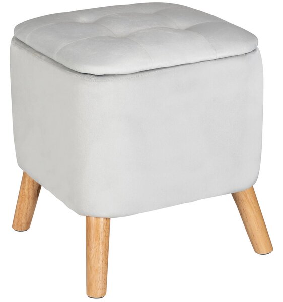 Stolička do obývacího pokoje EMMA, šedá, 42,5 cm, WENKO