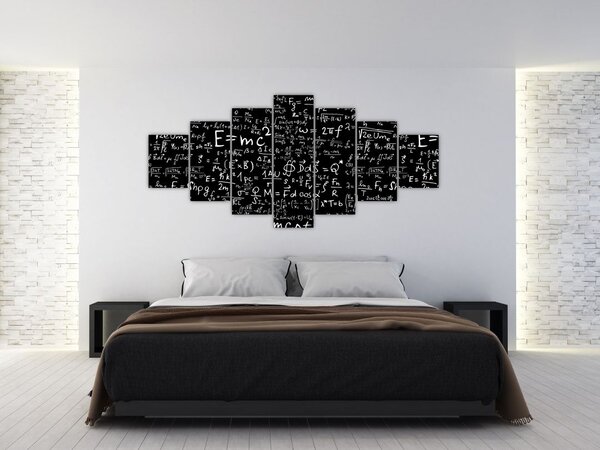Obraz - Matematika (210x100 cm)